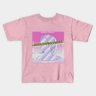 vapor wave girl Kids T-Shirt